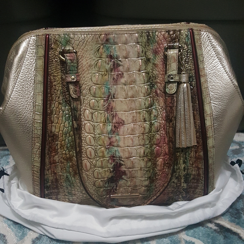 Brahmin Amethyst Celestine Medium Camila Bag